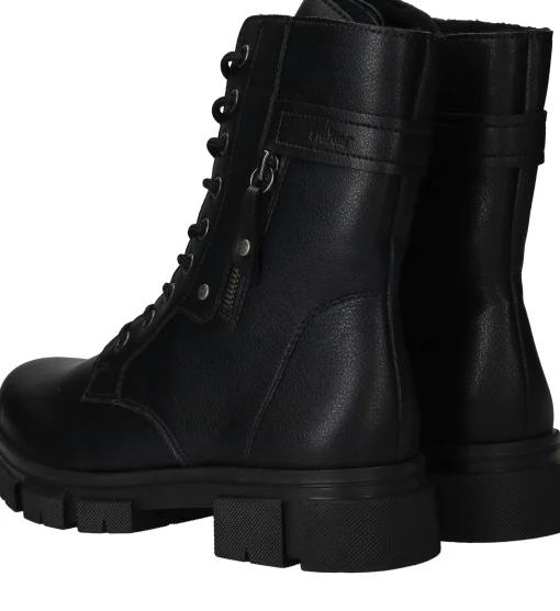 Discount Rieker Veterboots Dames Zwart