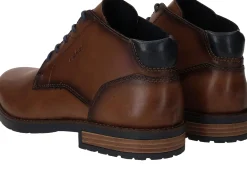 Clearance Rieker Veterschoenen Heren Cognac
