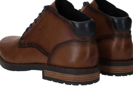 Clearance Rieker Veterschoenen Heren Cognac
