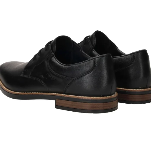Clearance Rieker Veterschoenen Heren Zwart