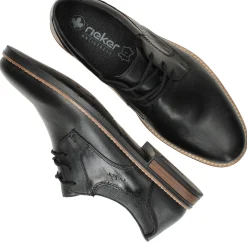 Clearance Rieker Veterschoenen Heren Zwart