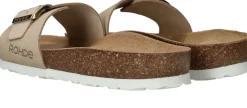 Fashion Rohde Slippers Dames Beige
