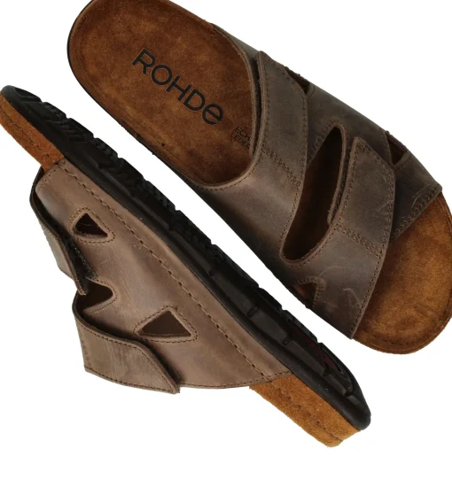 Hot Rohde Slippers Heren Bruin