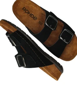 Hot Rohde Slippers Dames Zwart