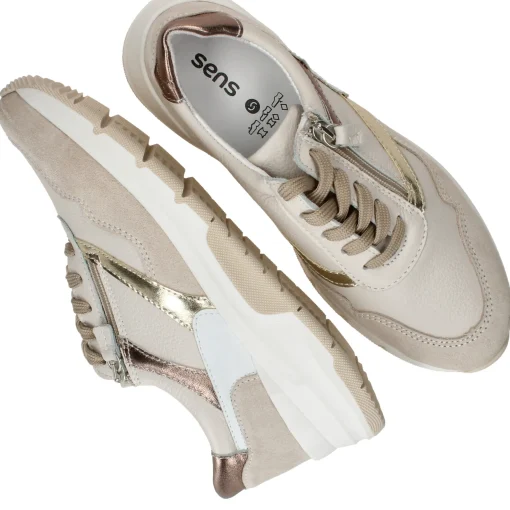 Best Sens Sneakers Dames Beige