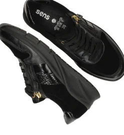 Sale Sens Sneakers Dames Zwart