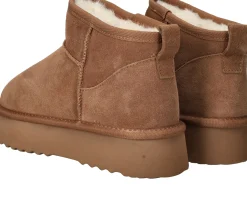 Online Shoecolate Boots Dames Cognac