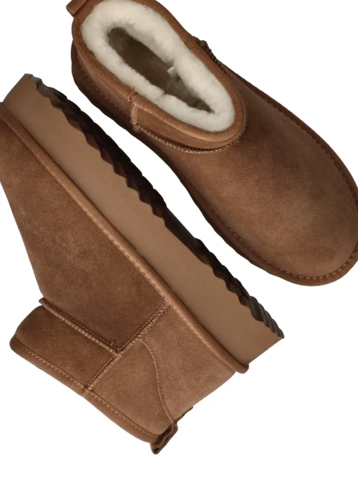 Online Shoecolate Boots Dames Cognac