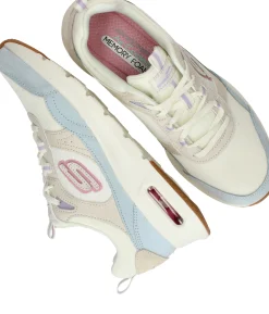 Clearance Skechers Air Court Sneakers Dames Roze