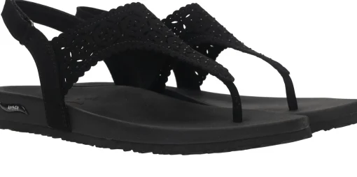 Clearance Skechers Arch Fit Meditation Sophie Sandalen Dames Zwart