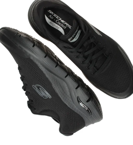 Hot Skechers Arch Fit Sneakers Heren Zwart