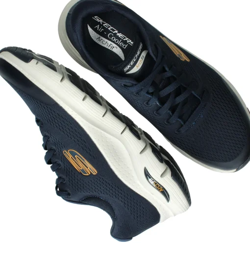 Online Skechers Arch Fit Sneakers Heren Blauw
