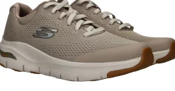 Discount Skechers Arch Fit Sneakers Heren Taupe