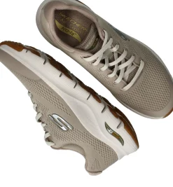 Discount Skechers Arch Fit Sneakers Heren Taupe