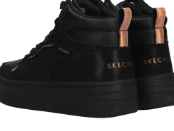 Sale Skechers Court High veterboot Boots Meisjes Zwart
