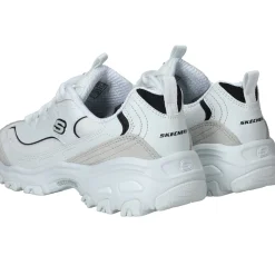 Outlet Skechers D'Lites New Heat Sneakers Dames Wit