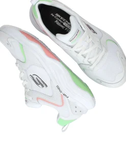 New Skechers D'Lux Fitness Sneakers Dames Wit