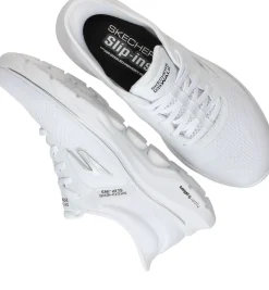 New Skechers Go Walk 7 Valin Slip-Ins Sneakers Dames Wit