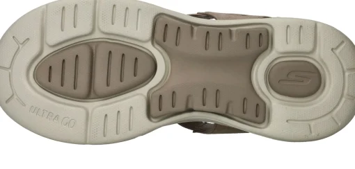 New Skechers Go Walk Arch Fit Sandalen Dames Taupe