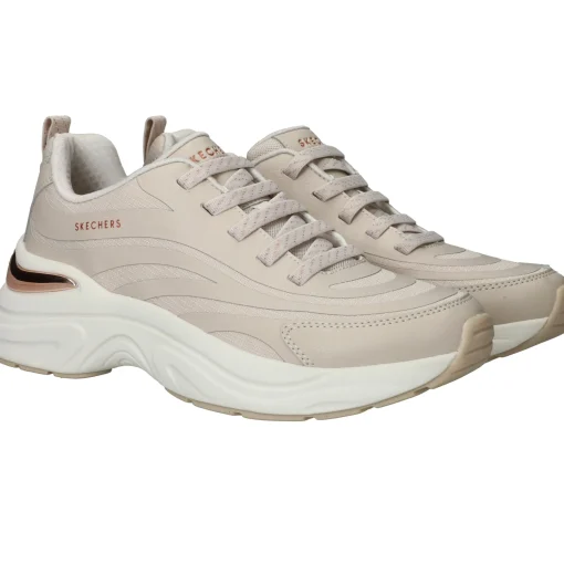 Sale Skechers Hazel Step N Flow Sneakers Dames Beige