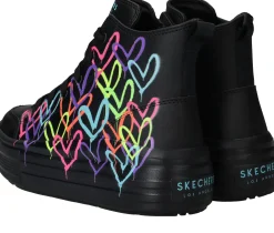 Fashion Skechers Hyperlift Boots Meisjes Zwart