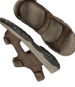 Hot Skechers Relaxed Fit Tresmen Garo Sandalen Heren Bruin