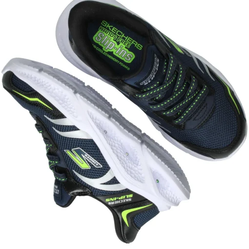 Hot Skechers S-Lights Meteor Lights Slip-Ins Sneakers Jongens Blauw