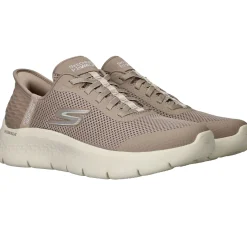 New Skechers Slip-Ins Go Walk Flex Sneakers Dames Taupe