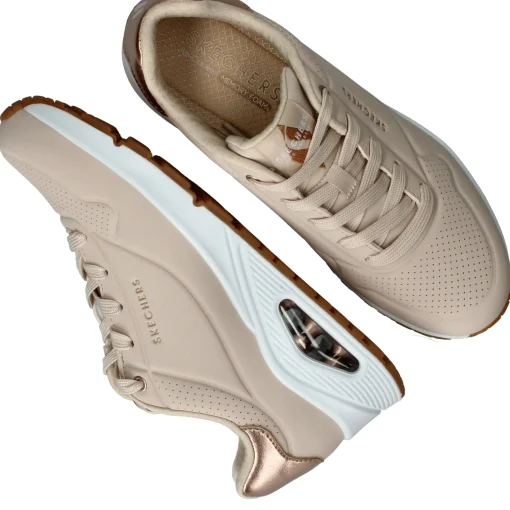 Hot Skechers Uno Golden Air Sneakers Dames Beige