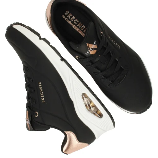 Best Skechers Uno Golden Air Sneakers Dames Zwart