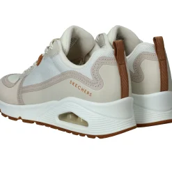 Clearance Skechers Uno Layover Sneakers Dames Beige