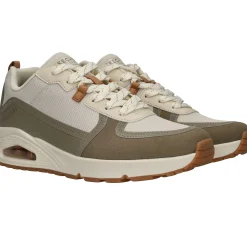 Outlet Skechers Uno Layover Sneakers Heren Beige