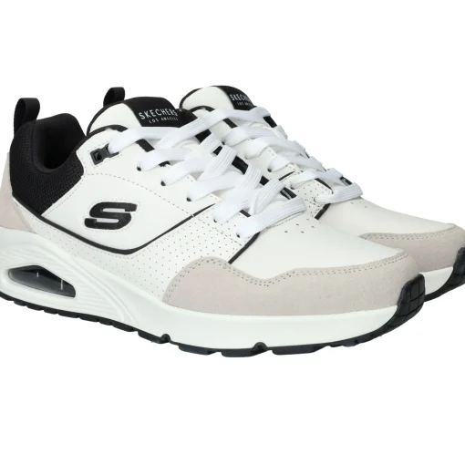 Outlet Skechers Uno Retro One Sneakers Heren Wit