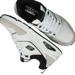 Outlet Skechers Uno Retro One Sneakers Heren Wit