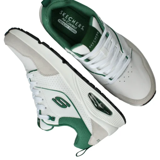 New Skechers Uno Retro One Sneakers Heren Groen