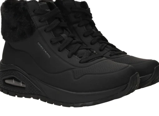 New Skechers Uno Rugged Fall Air Sneakers Dames Zwart