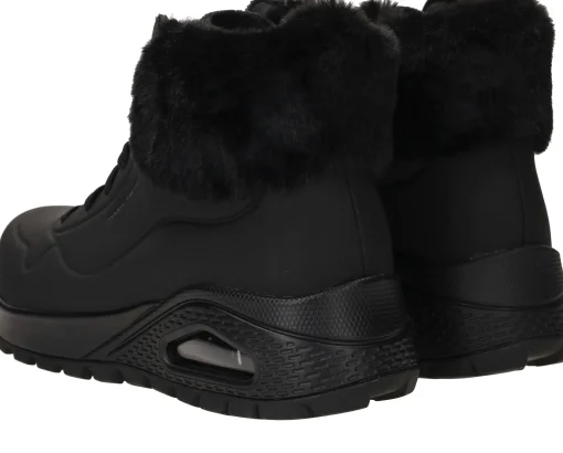 New Skechers Uno Rugged Fall Air Sneakers Dames Zwart