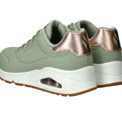 Outlet Skechers Uno Shimmer Away Sneakers Dames Groen