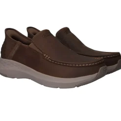 Fashion Skechers Uno Slip Ins Parson Oswin Instappers Heren Bruin