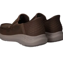 Fashion Skechers Uno Slip Ins Parson Oswin Instappers Heren Bruin