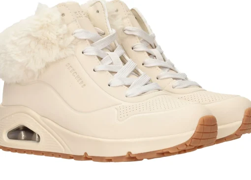 Fashion Skechers Uno Sneakers Meisjes Beige