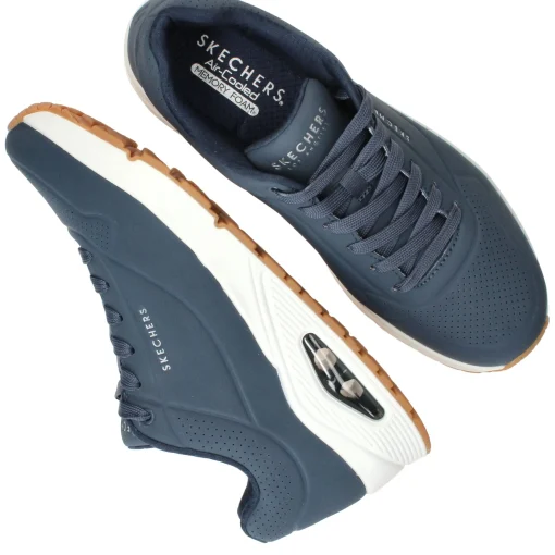 Online Skechers Uno Stand On Air Sneakers Heren Blauw