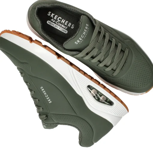 Hot Skechers Uno Stand On Air Sneakers Heren Groen