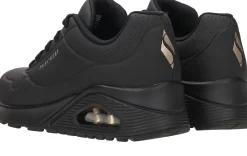 Sale Skechers Uno Stand on Air Sneakers Dames Zwart