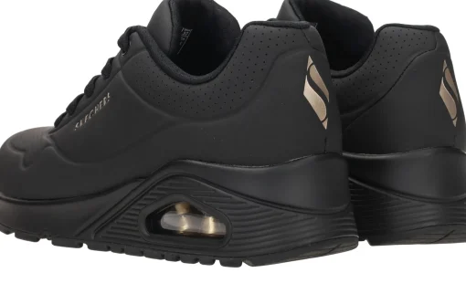Sale Skechers Uno Stand on Air Sneakers Dames Zwart