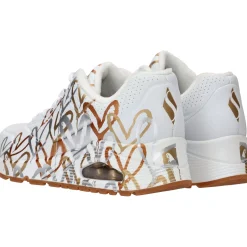 Sale Skechers X JGoldcrown Uno Metallic Sneakers Dames Wit