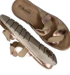 Fashion Suave Slippers Dames Beige