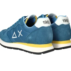 Clearance SUN68 Tom Solid Sneakers Heren Blauw