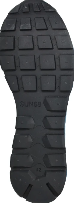 Clearance SUN68 Tom Solid Sneakers Heren Blauw