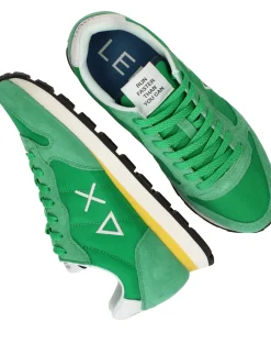 Outlet SUN68 Tom Solid Sneakers Heren Groen